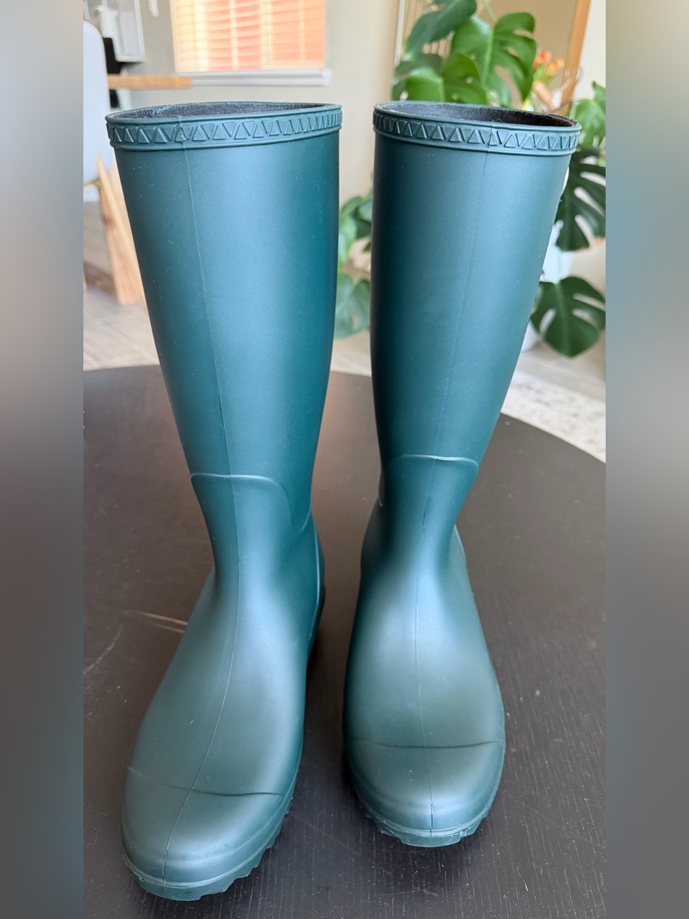 UGG Women's Tall Rain Boots in Forest Green